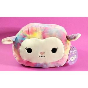 Squishmallows Stackables Lana the Rainbow Tie Dye Lamb 11" NWT Easter